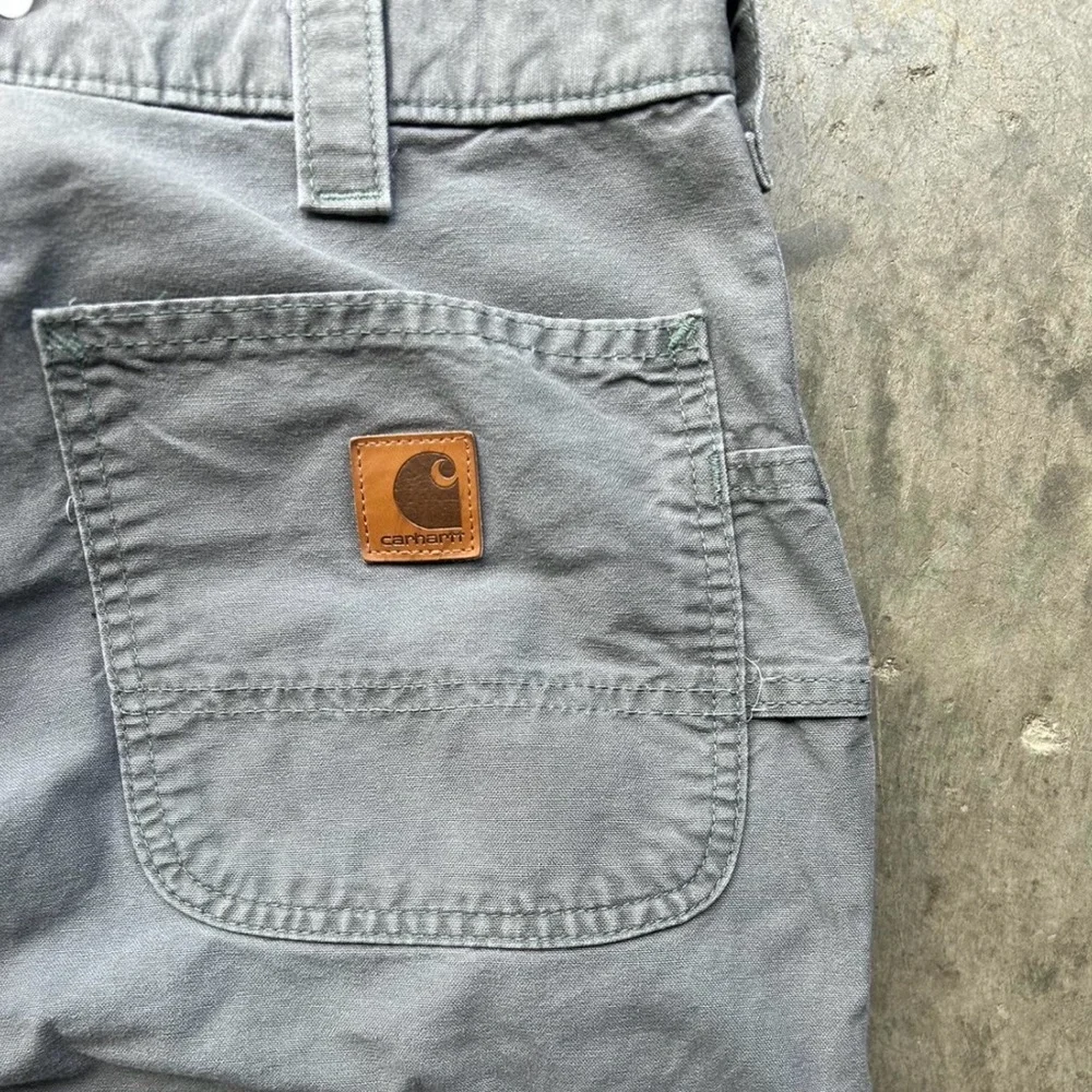 Men’s Carhartt Grey Work Pants - Picture 3 of 4